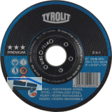 TYROLIT Schruppscheibe Premium***gekr�pfte Form 125 x 7 mm 2in1
