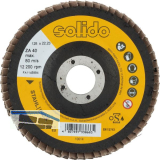 SOLIDO Schleiflamellenteller Zirkonkorund � 125 mm Korn 60