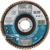 LUKAS Schleiflamellenteller SLTO Zirkonkorund � 125 mm Korn 40