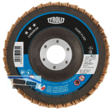 TYROLIT Schleiflamellenteller TwinFlap Premium*** gekr�pft � 125 mm K40 27A
