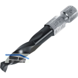 FEIN Vario Spiralbohrer HSS 64 HRC TiAlN 6-kant Schaft � 10,2 mm f�r M12