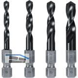 FEIN Spiralbohrer-Set Vario HSS 64 HRC TiAlN 6-kant Schaft � 6,8-12 mm M8-M14