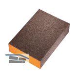 SIA Schleifblock Standard 7990 hart Farbe orange/medium 98 x 69 x 26 mm