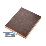 SIA Schleifschwamm Flex 7983 Farbe orange/medium 120 x 98 x 13 mm