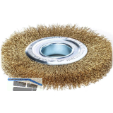 LESSMANN Rundb�rste 125 x 22 x 0.20 mm Messingdraht