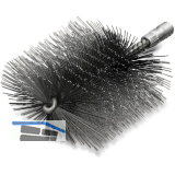 LESSMANN Heizkesselb�rste 50 X 100 mm Aufnahme W 1/2" Stahldraht