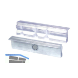 HEUER Alu-Prismen-Schutzbacke mit Magnet Backenbreite 115 mm