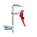 BESSEY Ganzstahl-Hebelzwinge GH Spannweite 250 mm Ausladung 120 mm