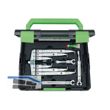 KUKKO Abziehersatz K-2030-10 "8 in 1" mit Standard Abzughaken in L-BOXX