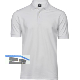 TEE JAYS Herren Polo-Shirt Stretch Type 1405 wei� S