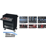 WGB Werkzeugwagen 143 466 x 712 x 943 mm 103-teilig 5 Schubladen