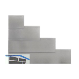 Lochplatte lichtgrau 987 x 456 mm