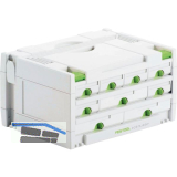 FESTOOL Schubladen Systainer SYS 3 SORT/9 Schubladen 395 x 295 x 210 mm