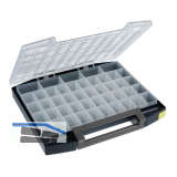RAACO Sortimentkoffer Boxxser 55 5x10-45 Eins�tze 361 x 421 x 55 mm