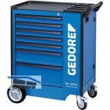 GEDORE Werkzeugwagen 2004 775 x 435 x 985 mm 7 Schubladen Einzelauszugssperre