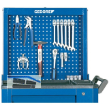 GEDORE Lochblechr�ckwand R 2004 L absenkbar 768 x 770 x 116 mm