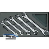 GEDORE Doppelringschl�ssel-Satz offen 1500 ES-400 in 1/3 ES-Modul 5-teilig