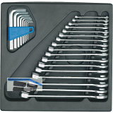 GEDORE Ring-Maulschl�ssel-Satz 1500 ES-7 in 2/3 ES-Modul 25-teilig