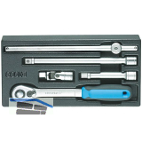 GEDORE Zubeh�r f. Steckschl�sseleins�tze 1/2"1500 ES-1993U-20 1/3 ES-Modul 5-tlg