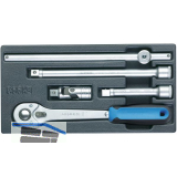 GEDORE Zubeh�r f. Steckschl�sseleins�tze 1/2"1500 ES-1993 T 1/3 ES-Modul 5-tlg