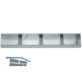 GEDORE Distanzmodul Stahlblech mit 4 Kleinteiledosen 1500 ED-70 475x77x40 mm