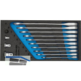 GEDORE Maulschl�ssel/Ringratsche-Satz 1500 CT1-7 RA in 1/3 CT-Modul 14-teilig