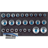 GEDORE Satz Steckschl�ssel-Eins�tze 1/2" 1500 CT1-19IS in 1/3 CT-Modul 26-teilig