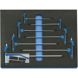GEDORE Winkelschraubendreher-Satz 2005 CT2-2143 KTX in 2/4 CT-Modul 7-tlg