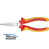 GEDORE Flachzange VDE 8120 H lange Backen H�llenisolierter Griff L�nge 160 mm