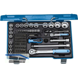 GEDORE Steckschl�ssel-Satz 19V20U-20 1/4"+1/2"vierkant mit Umschaltknarre 81-tlg