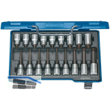 GEDORE Schraubendreher-Einsatz-Satz ITX19LKP 1/2" vierkant Torx� 18-teilig