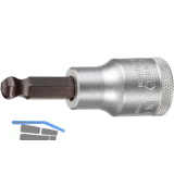 GEDORE Schraubendreher-Einsatz Kugelkopf IN19K 1/2"vierkant 14 mm sechskant