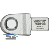 GEDORE Einsteckvierkant 7618-02 1/2" vierkant Aufnahme 14 x 18 mm