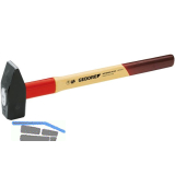 GEDORE Sicherheits Vorschlaghammer 609H Rotband Plus 4000 g Hickory Stiel 700 mm