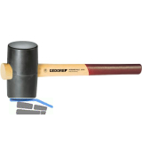 GEDORE Gummihammer weich 227 E Kopfdurchmesser 90 mm mit Eschenstiel