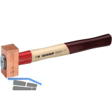 GEDORE Kupferhammer 622 H Rotband Plus 1000 g Hickory Stiel