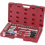 WGB Steckschl�ssel-Satz 1/4"+1/2" vierkant mit Umschaltknarre 65-teilig