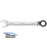 WGB Maulschl�ssel 235 mit Ringratsche gekr�pft SW 19 mm