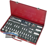 WGB Steckschl�ssel-Satz 2480 3/8"vierkant mit Umschaltknarre 55-teilig