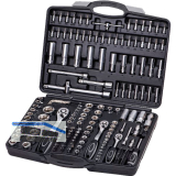 WGB Steckschl�ssel-Satz 3983 1/4" + 3/8" + 1/2" mit Umschaltknarren 171-teilig