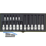 PROXXON Steckschl�ssel-Satz 1/4" und 1/2" Hex 18-teilig