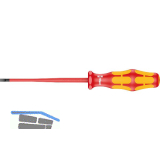 WERA VDE-Schraubendreher Kraftform Plus Serie 160 iS 0,6 x 3,5 x 100 mm Schlitz