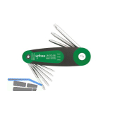 HAFU Torx� Stiftschl�ssel-Satz im Klapphalter Serie 572 8-teilig