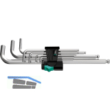 WERA Sechskant Stiftschl�ssel-Satz lang Kugelkopf Hex-Plus1 1.5-10mm 9-teilig