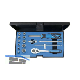 GEDORE Steckschl�ssel-Satz 20EMU-10 1/4"vierkant mit Umschaltknarre 16-teilig