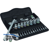 WERA Steckschl�ssel-Satz Zyklop Metall 1/4" mit Umschaltknarre 28-teilig