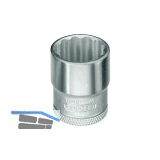 GEDORE Steckschl�ssel-Einsatz D30 DIN3124 3/8"vierkant 22.0 mm zw�lfkant