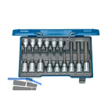 GEDORE Schraubendreher-Einsatz-Satz IN19LKM 1/2"vierkant 15-teilig
