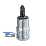 GEDORE Schraubendreher-Einsatz IKS19 DIN3120 1/2"vierkant PH4