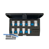 GEDORE Steckschl�ssel-Satz TX19E-09 1/2"vierkant Au�entorx� 9-teilig